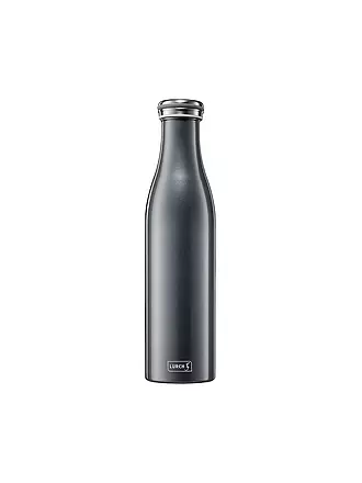 LURCH | Bouteille isotherme - Bouteille thermos en acier inoxydable 0,75 l Anthracite Métallique |